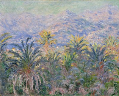 Palm Trees at Bordighera by Claude Monet