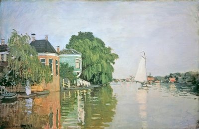 Landscape near Zaandam by Claude Monet