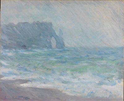 Rainy Weather, Etretat by Claude Monet