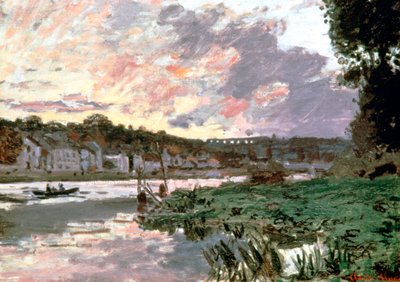 River Seine at Bougival, c1870 by Claude Monet