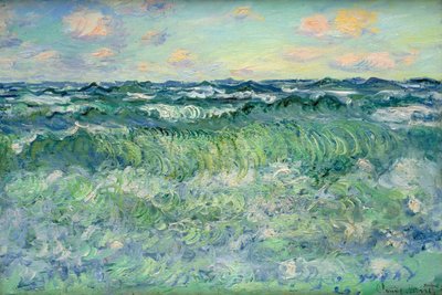 Seascape, Pourville by Claude Monet