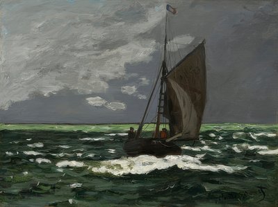 Seascape, Storm by Claude Monet