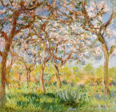 Spring at Giverny by Claude Monet