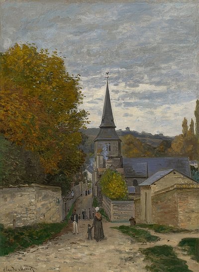 Street in Sainte-Adresse. 1867 by Claude Monet