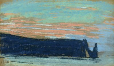 The Cliff at Etretat, c.1885 by Claude Monet