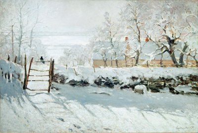 The Magpie by Claude Monet