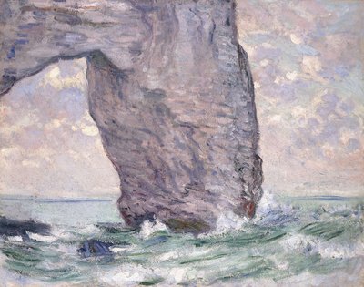 The Manneporte seen from Below by Claude Monet