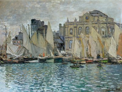 The Museum at Le Havre, 1873 by Claude Monet