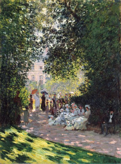 The Parc Monceau by Claude Monet