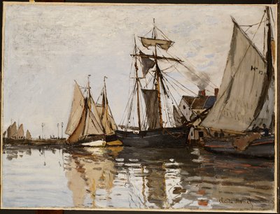 The Port of Honfleur by Claude Monet