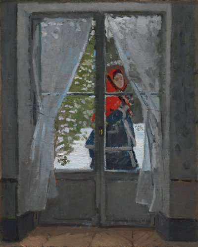 The Red Kerchief, c. 1868-73 by Claude Monet