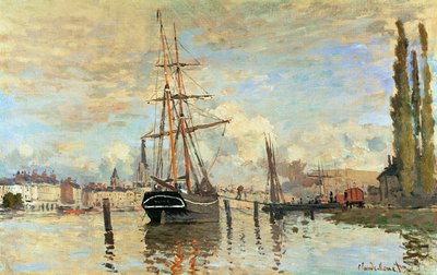 The Seine at Rouen by Claude Monet