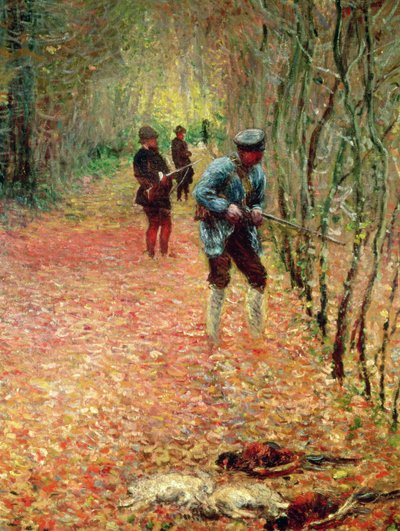 The Shoot (detail) by Claude Monet