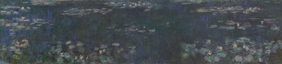 The Water Lilies - Green Reflections by Claude Monet