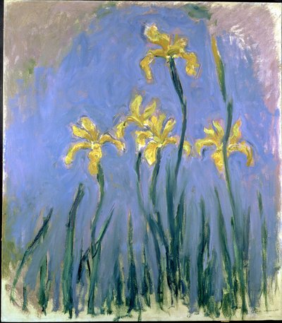 The Yellow Irises by Claude Monet