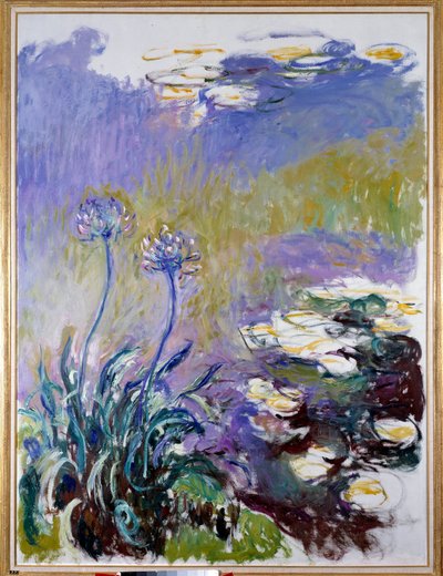 The Agapanthus by Claude Monet