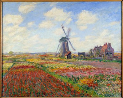 Tulip Fields in Holland by Claude Monet