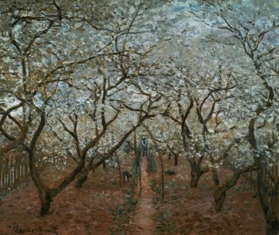 Orchard in Bloom, Vétheuil by Claude Monet