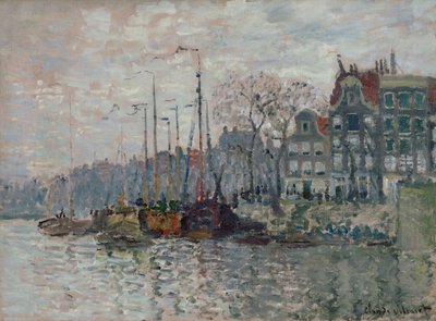 View of Amsterdam by Claude Monet