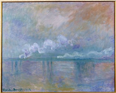 View of Charing Cross Bridge in London by Claude Monet