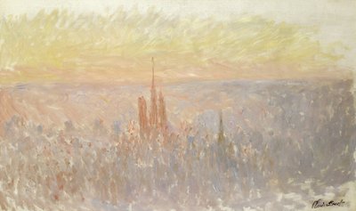 View of Rouen by Claude Monet