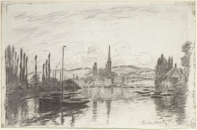 View of Rouen by Claude Monet