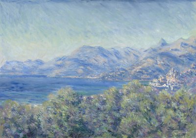 View of Ventimiglia by Claude Monet