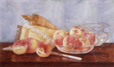 Still-life with Peaches by Claude Raguet Hirst