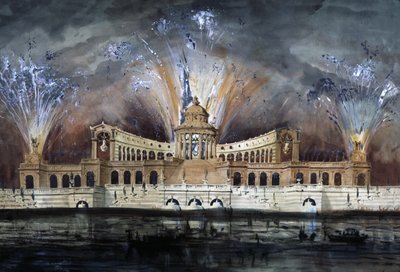 Fireworks, c.1800-1850 by Claude Ruggieri