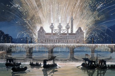 Fireworks, c.1840-1850 by Claude Ruggieri