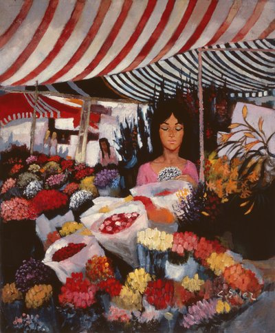 The Flower Seller by Claude Salez