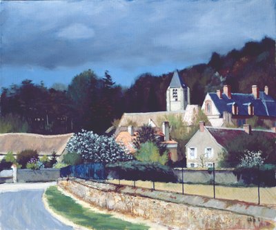 Village in the Ile-de-France by Claude Salez