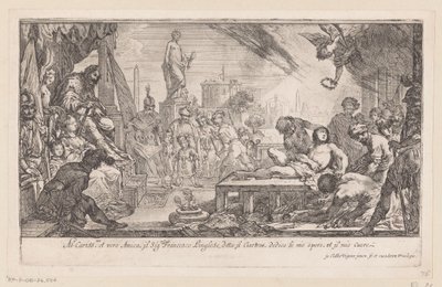 Martyrdom of Saint Lawrence by Claude Vignon