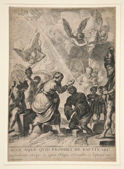 The Baptism of the Eunuch by Claude Vignon