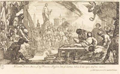 The Martyrdom of Saint Lawrence by Claude Vignon