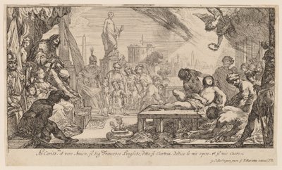 The Martyrdom of Saint Lawrence by Claude Vignon