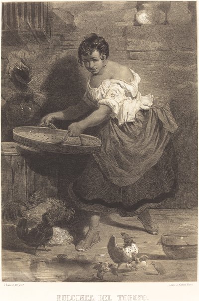 Dulcinea del Toboso by Célestin Nanteuil