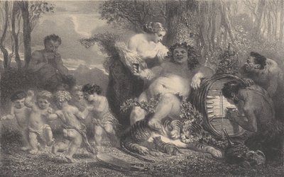 Intoxication, 1858 by Célestin Nanteuil