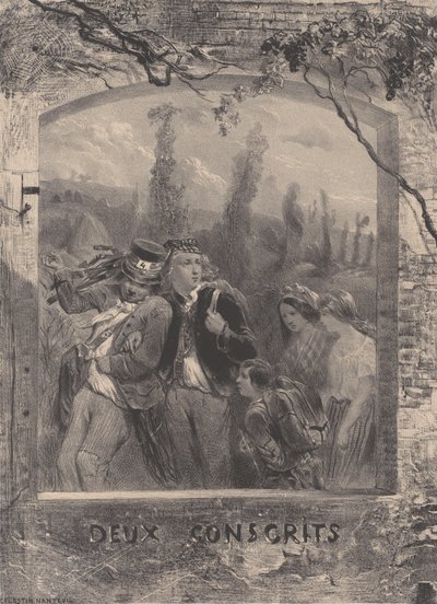 Two Conscripts by Célestin Nanteuil