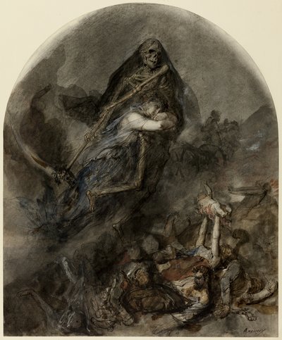 Allegory of Death by Clément Auguste Andrieux