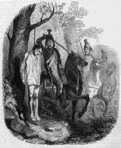 Claude Rameau Taken Down by Hussars by Clément Auguste Andrieux