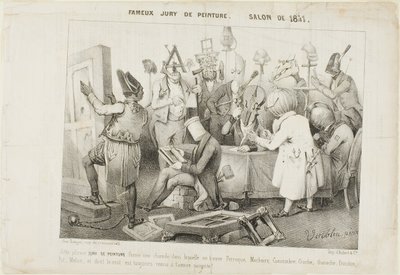 Famous Painting Jury. Salon of 1841 by Clément Pruche