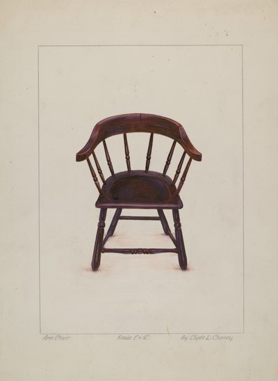 Armchair by Clyde L. Cheney