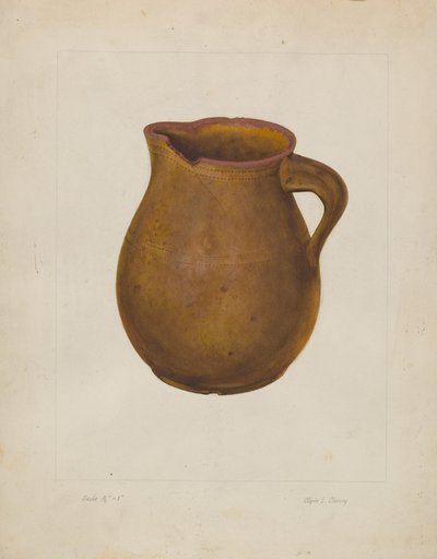 Earthen Pitcher by Clyde L. Cheney