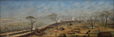Trench of Curupaytí by Candido Lopez