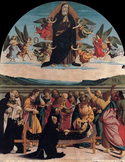 Death and Assumption of Mary by Cola dellAmatrice