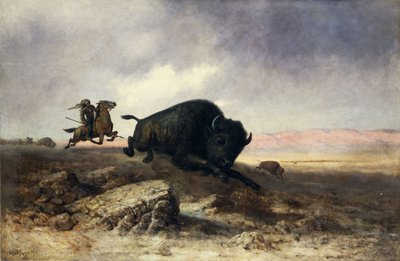 Buffalo Hunt by Colin Campbell Cooper
