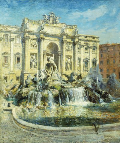 Trevi Fountain, Rome by Colin Campbell Cooper