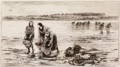 The Mussel Gatherers by Colin Hunter