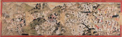 Raja Sansar Chand Attacking Kangra Fort by Colin Murray